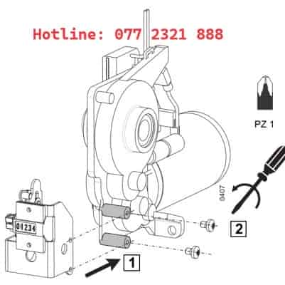 Cuộn cắt IZM-XA/XA1/XE:230Vac/220Vdc